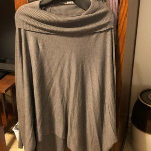 Alfani asymmetrical beige colored, cowl necked sweater. Size 2X.